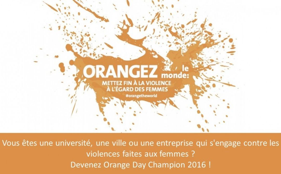 Convergences participe à la campagne Orange Day de l’ONU femmes