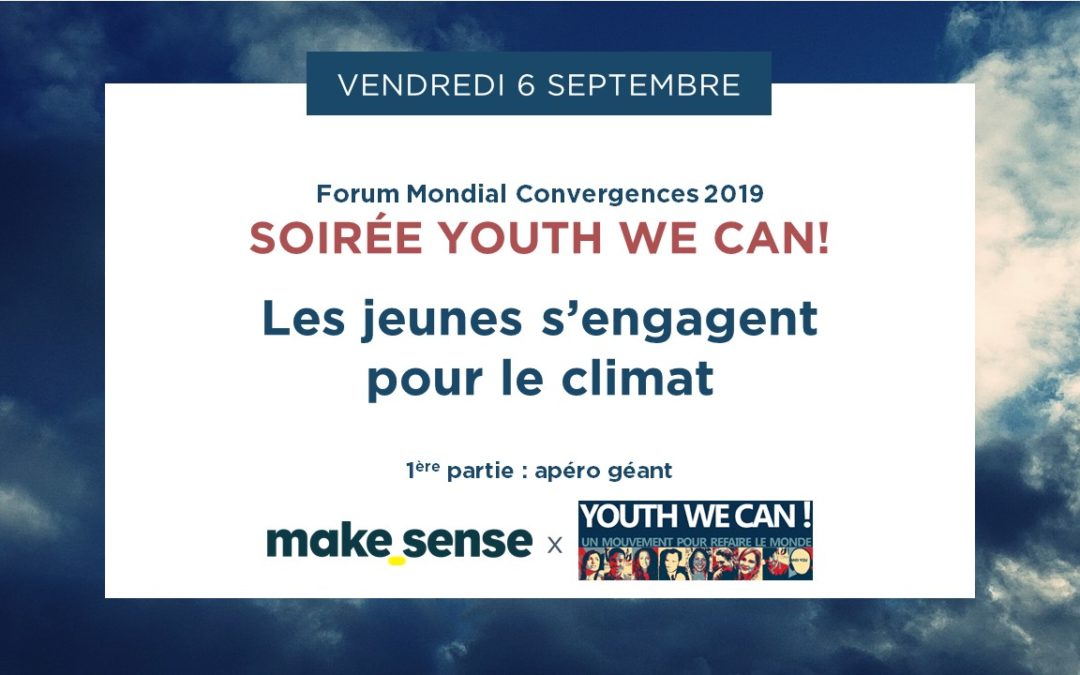 Une soirée autour de l’engagement des jeunes pour le climat avec Youth We Can!