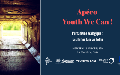 Retour sur l’ Apéro Youth We Can! Ville et environnement – L’urbanisme écologique : la solution face au béton