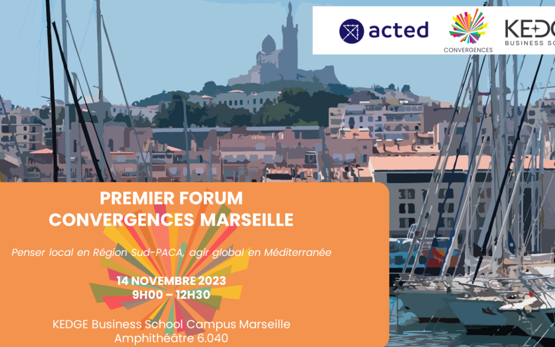 A retrospective of the first Marseille Convergences Forum